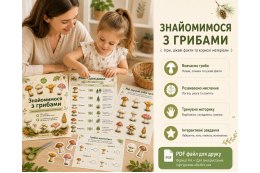 Посібник PDF «Знайомство з грибами» 